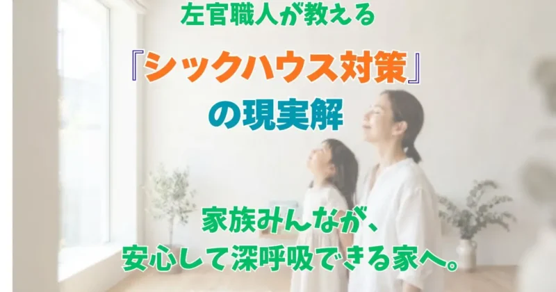 シックハウス症候群の解決策としての漆喰ⅮＩＹ記事のアイキャッチ画像