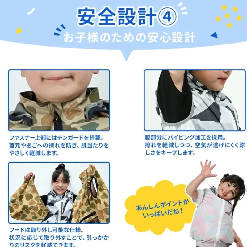 ちびクールベストの安全対策④