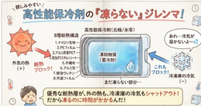 なぜ「北極」「氷零」が氷りにくいのかを解説図解